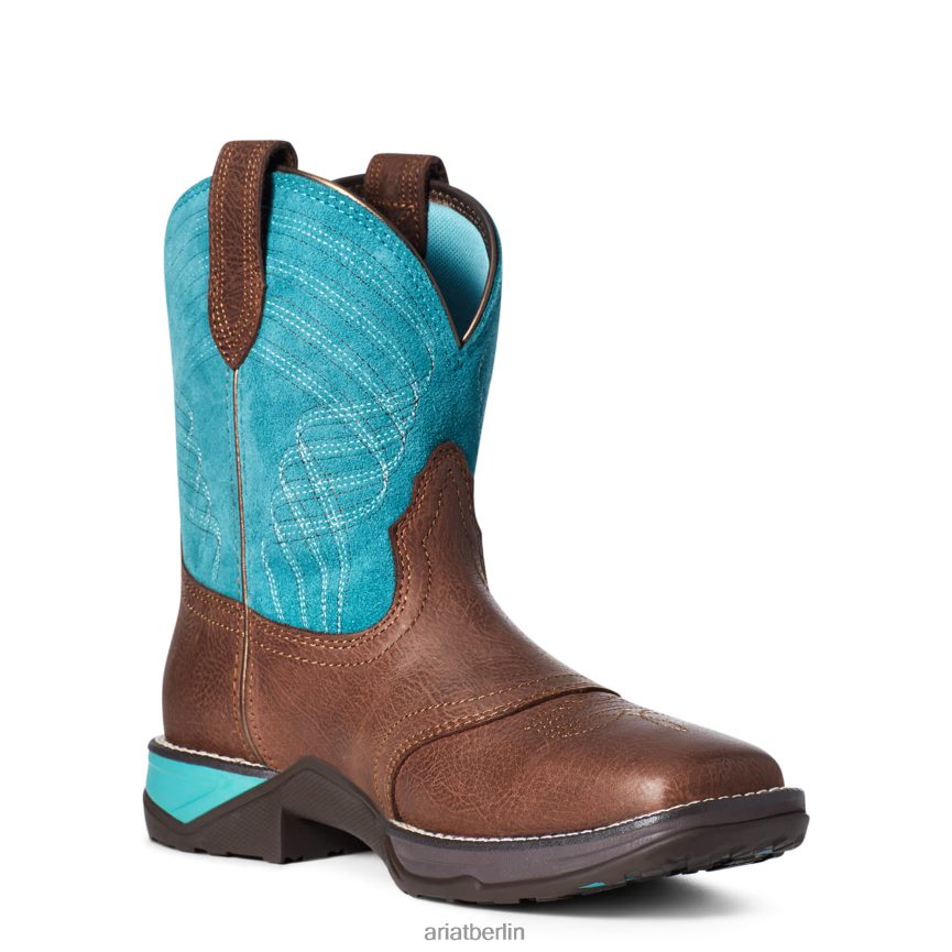 Ariat Anthem Shortie Westernstiefel Frauen P4JJPR2152 dunkle_hütte Schuhwerk