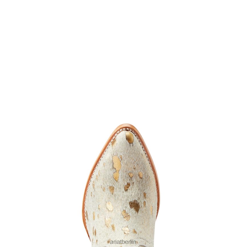 Ariat Bandida Westernstiefel Frauen P4JJPR2262 weißes metallisches Haar an Schuhwerk