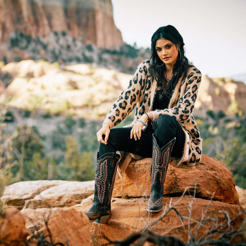 Ariat Casanova Westernstiefel Frauen P4JJPR2087 Brooklyn schwarz Schuhwerk