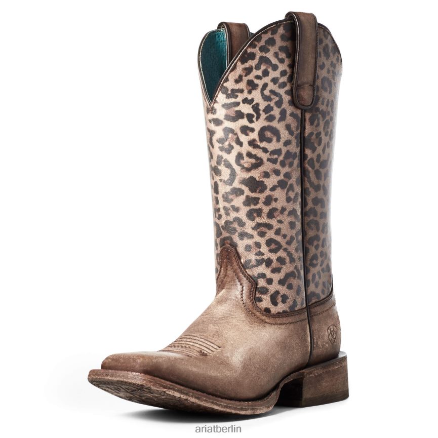 Ariat Circuit Savanna Westernstiefel Frauen P4JJPR2119 natürlich Distressed-Braun Schuhwerk