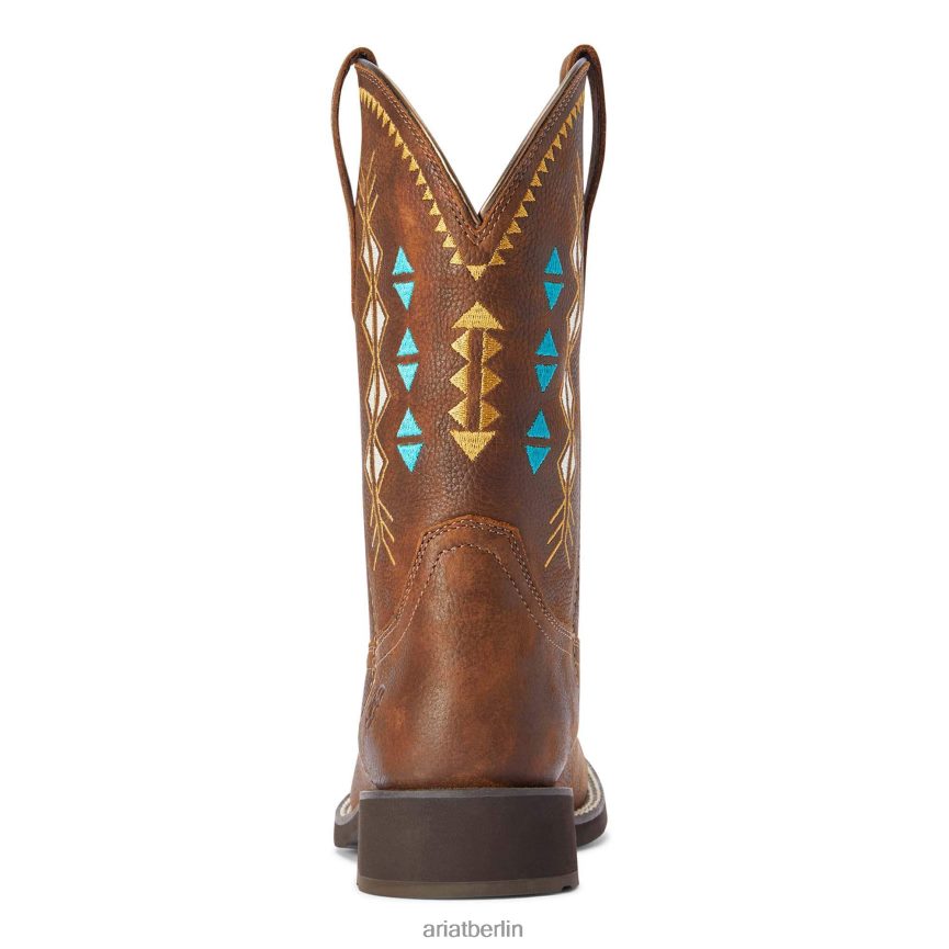 Ariat Delilah Deco Westernstiefel Frauen P4JJPR2188 Kupferkessel Schuhwerk