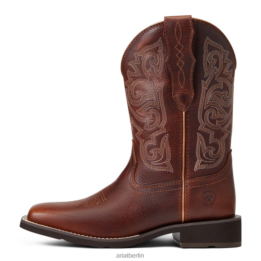 Ariat Delilah Stretchfit Westernstiefel Frauen P4JJPR2089 gewürzter Apfelwein Schuhwerk