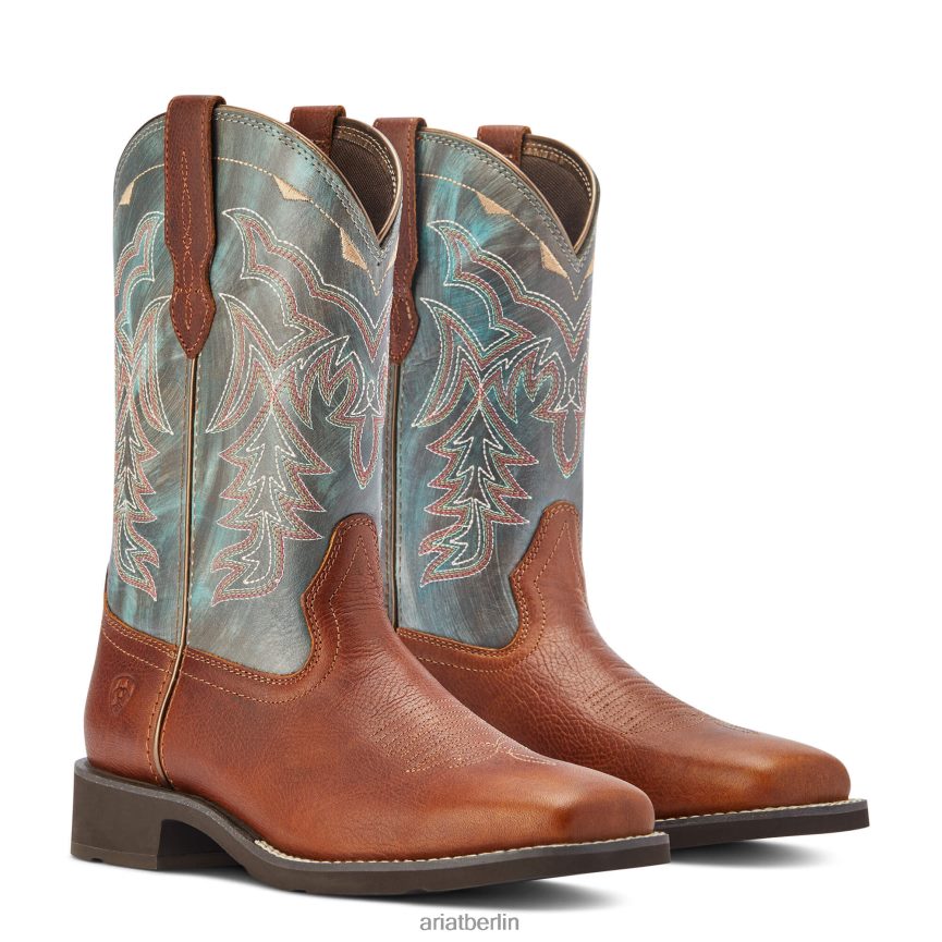 Ariat Delilah Westernstiefel Frauen P4JJPR2164 gewürzter Apfelwein Schuhwerk