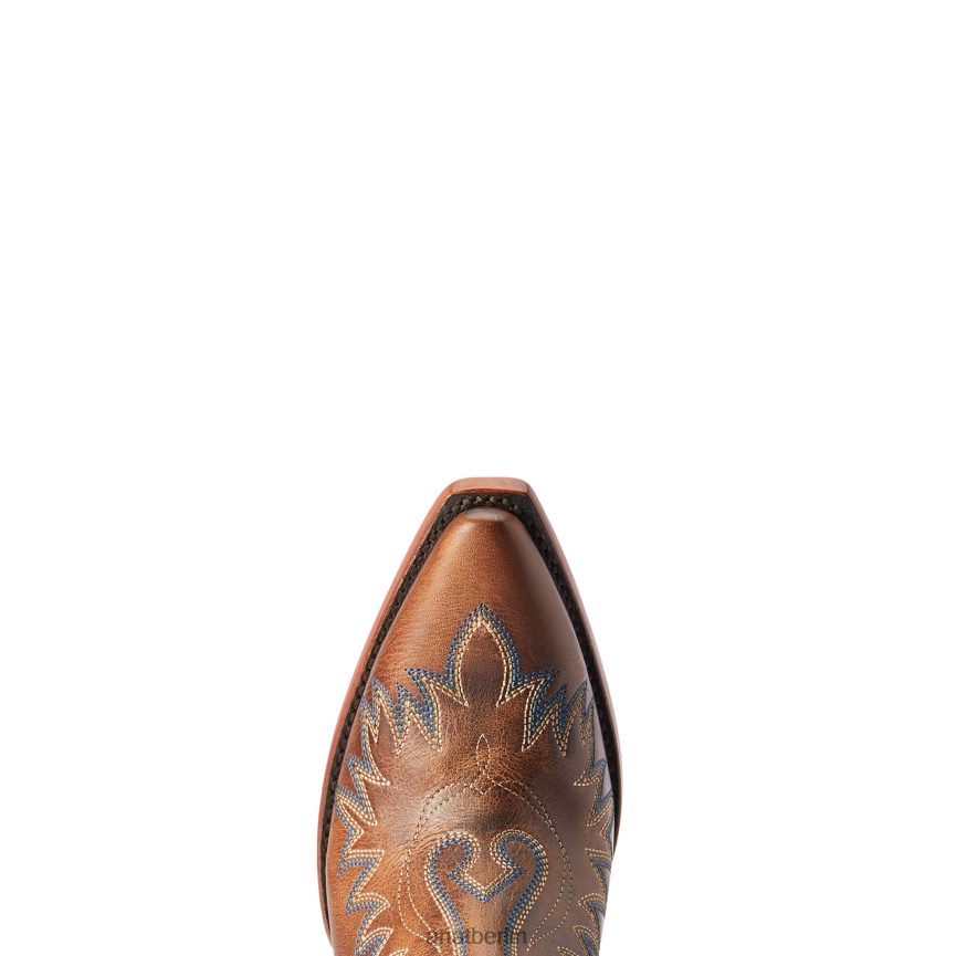 Ariat Dixon Chimayo Westernstiefel Frauen P4JJPR2261 feurige Bräune Schuhwerk