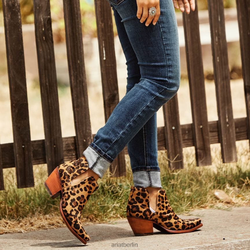 Ariat Dixon Haircalf Westernstiefel Frauen P4JJPR2248 Leopardenhaar drauf Schuhwerk