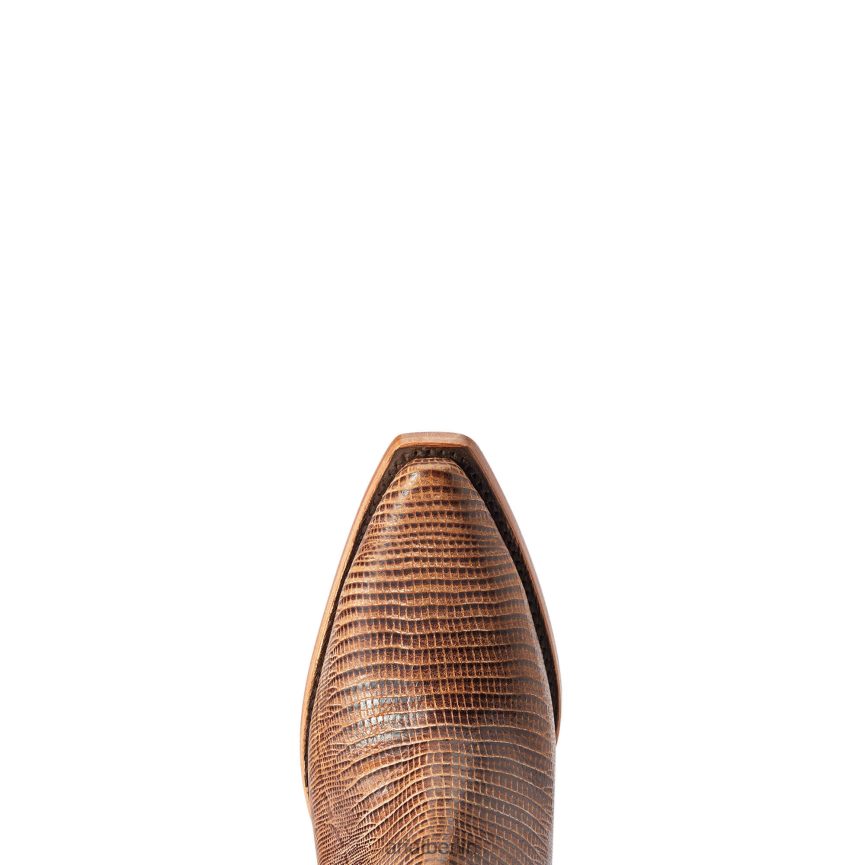 Ariat Dixon Westernstiefel Frauen P4JJPR2210 brauner Eidechsendruck Schuhwerk