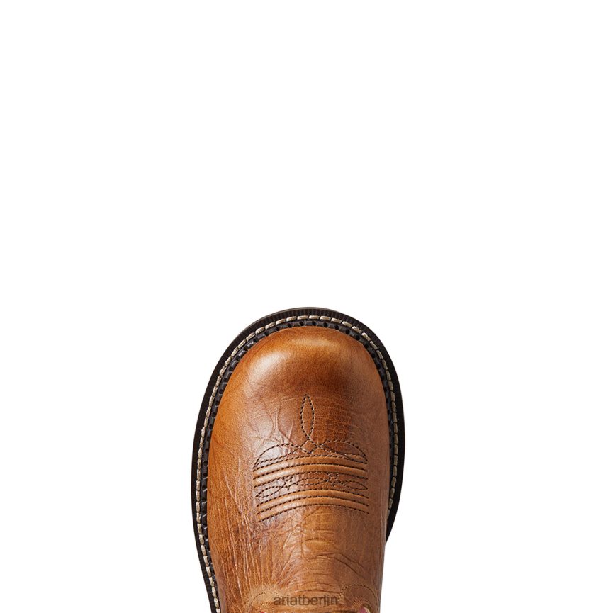 Ariat Fatbaby Heritage Patriot Westernstiefel Frauen P4JJPR2263 geknisterter Kurkuma Schuhwerk