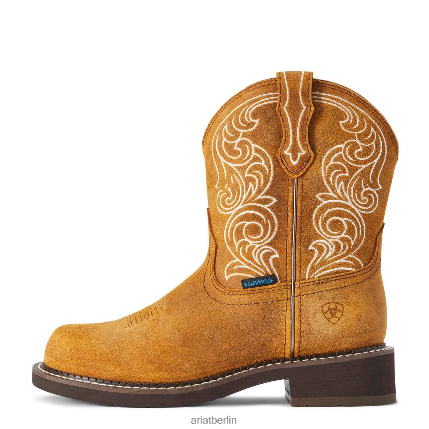 Ariat Fatbaby Heritage wasserdichter Westernstiefel Frauen P4JJPR2258 Ingwer Schuhwerk