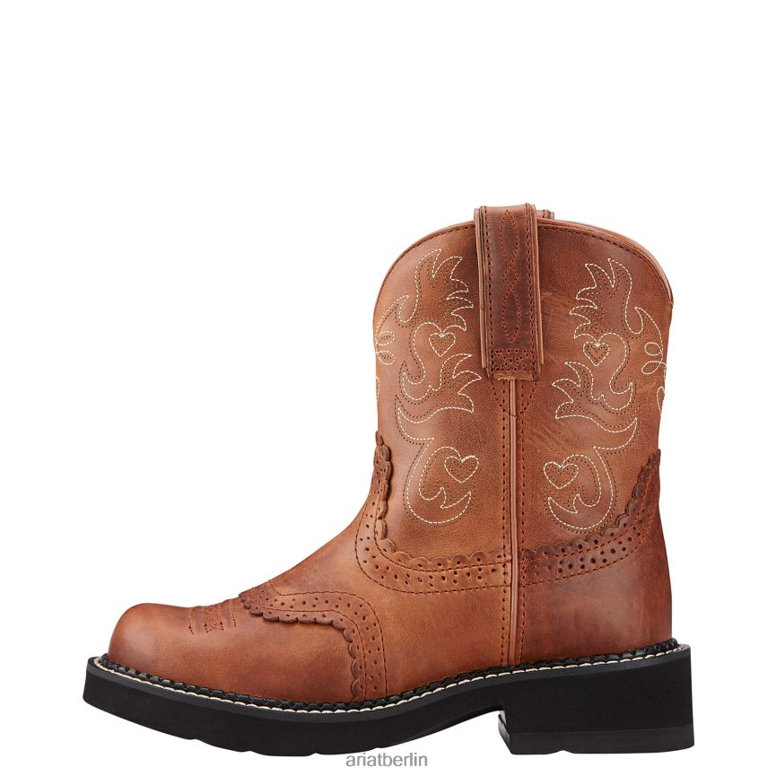 Ariat Fatbaby Saddle Westernstiefel Frauen P4JJPR2135 rostroter Rebell Schuhwerk