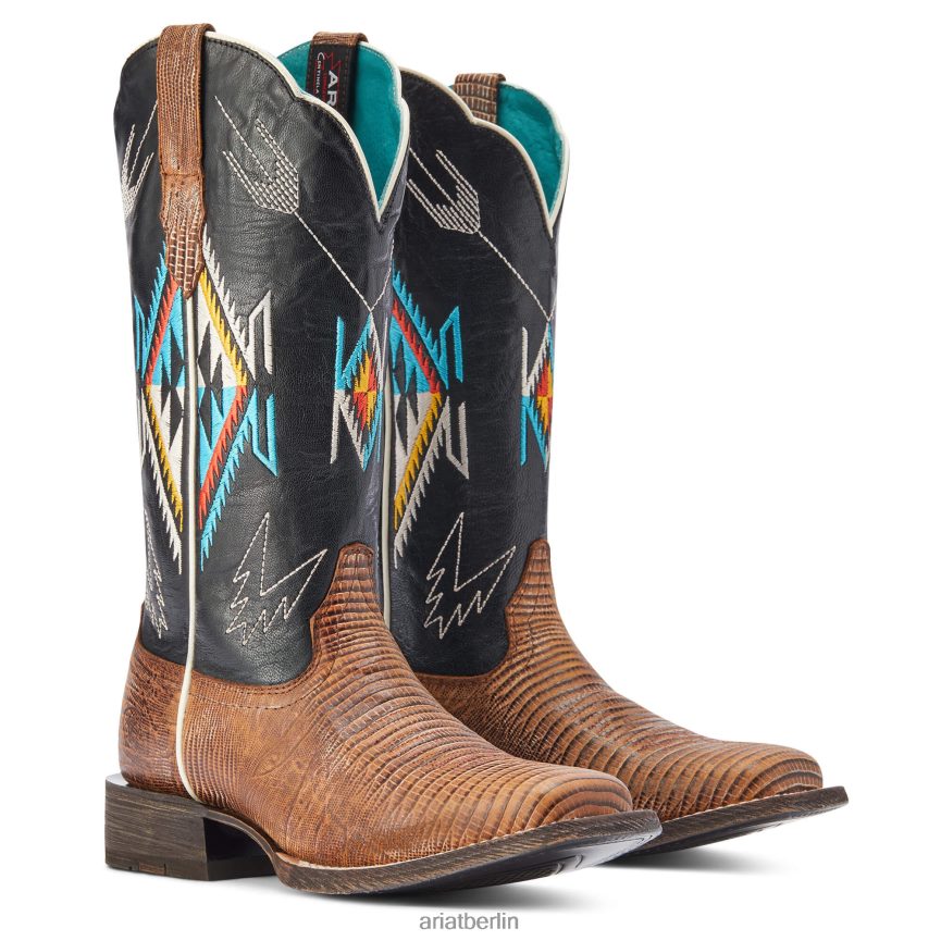 Ariat Frontier Chimayo Westernstiefel Frauen P4JJPR2353 Konabraun Schuhwerk