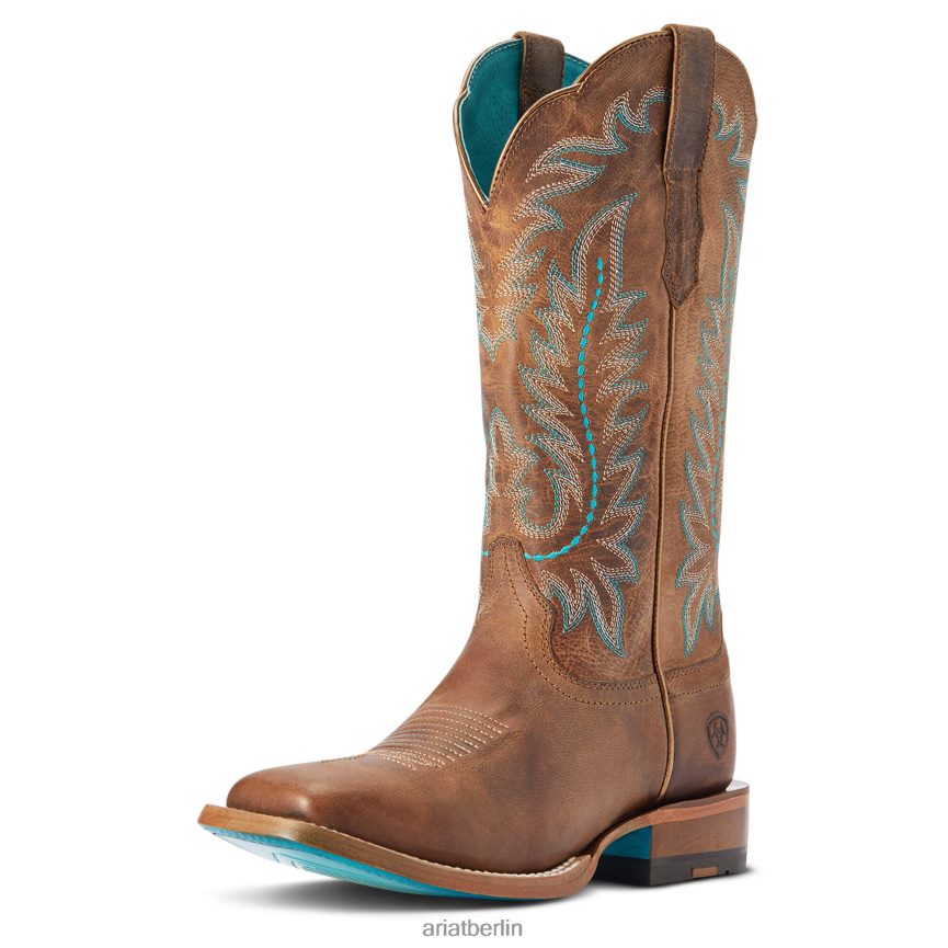 Ariat Frontier Tilly Westernstiefel Frauen P4JJPR2123 Rodeo-Bräune Schuhwerk