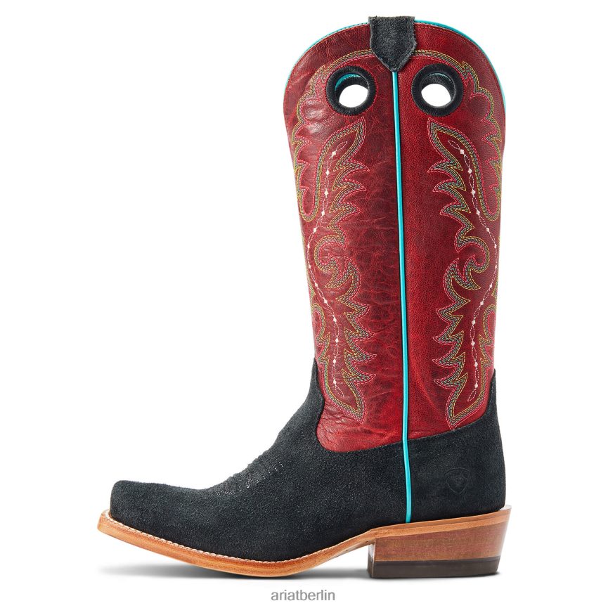 Ariat Futurity Boon Westernstiefel Frauen P4JJPR2138 schwarzes Roughout Schuhwerk