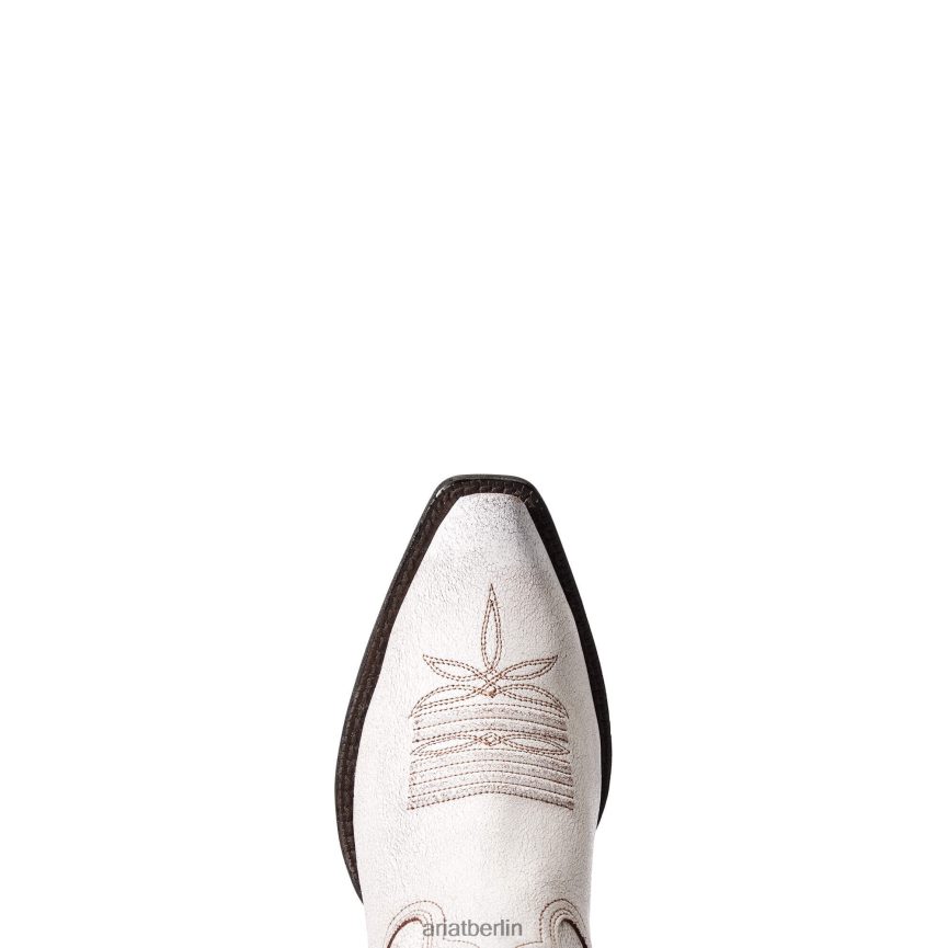 Ariat Goldie Westernstiefel Frauen P4JJPR2082 Distressed-Weiß Schuhwerk