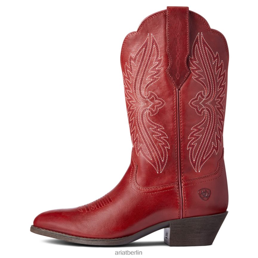 Ariat Heritage Westernstiefel mit R-Zehen-Stretchfit Frauen P4JJPR2093 rosig rot Schuhwerk