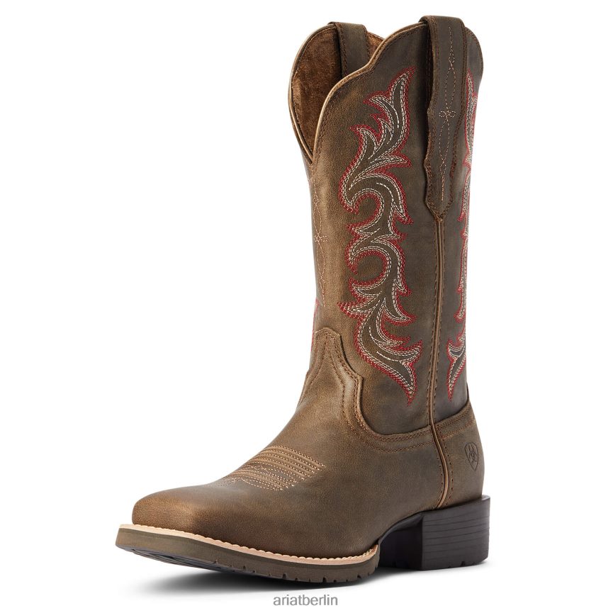 Ariat Hybrid-Ranch-Stretchfit-Westernstiefel Frauen P4JJPR2172 Kieselstein Schuhwerk