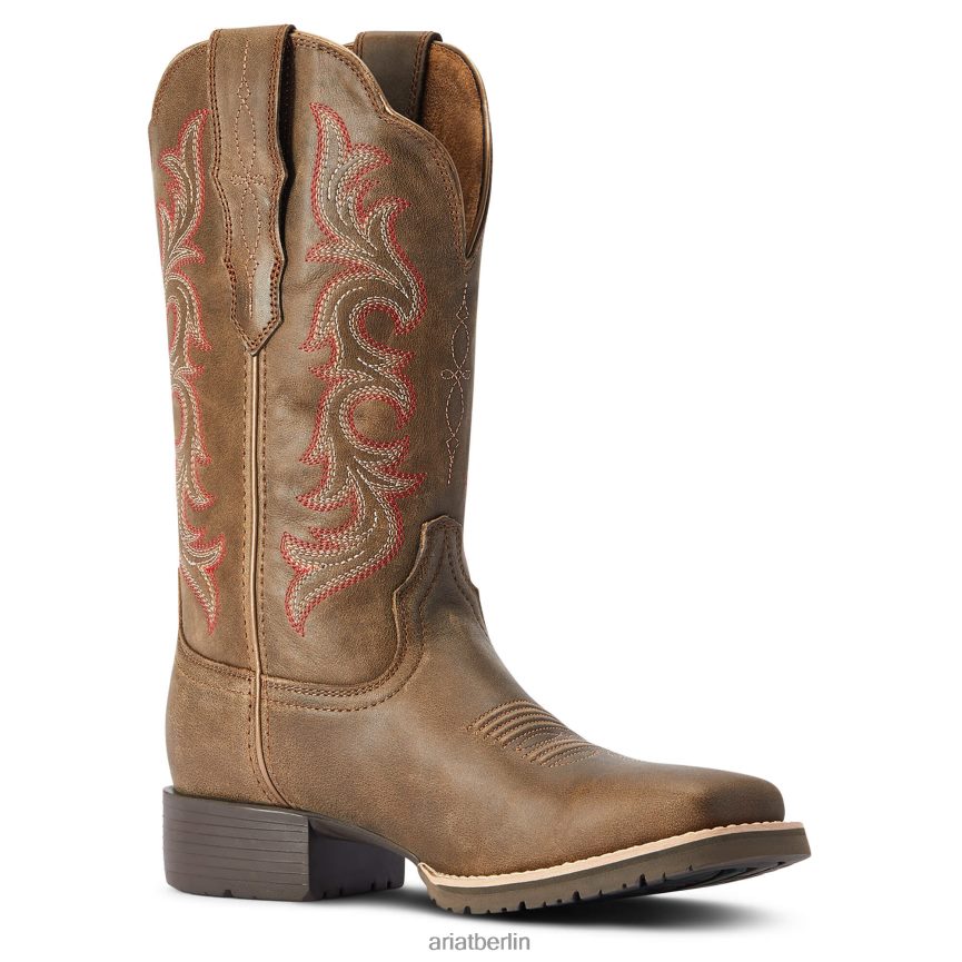 Ariat Hybrid-Ranch-Stretchfit-Westernstiefel Frauen P4JJPR2172 Kieselstein Schuhwerk