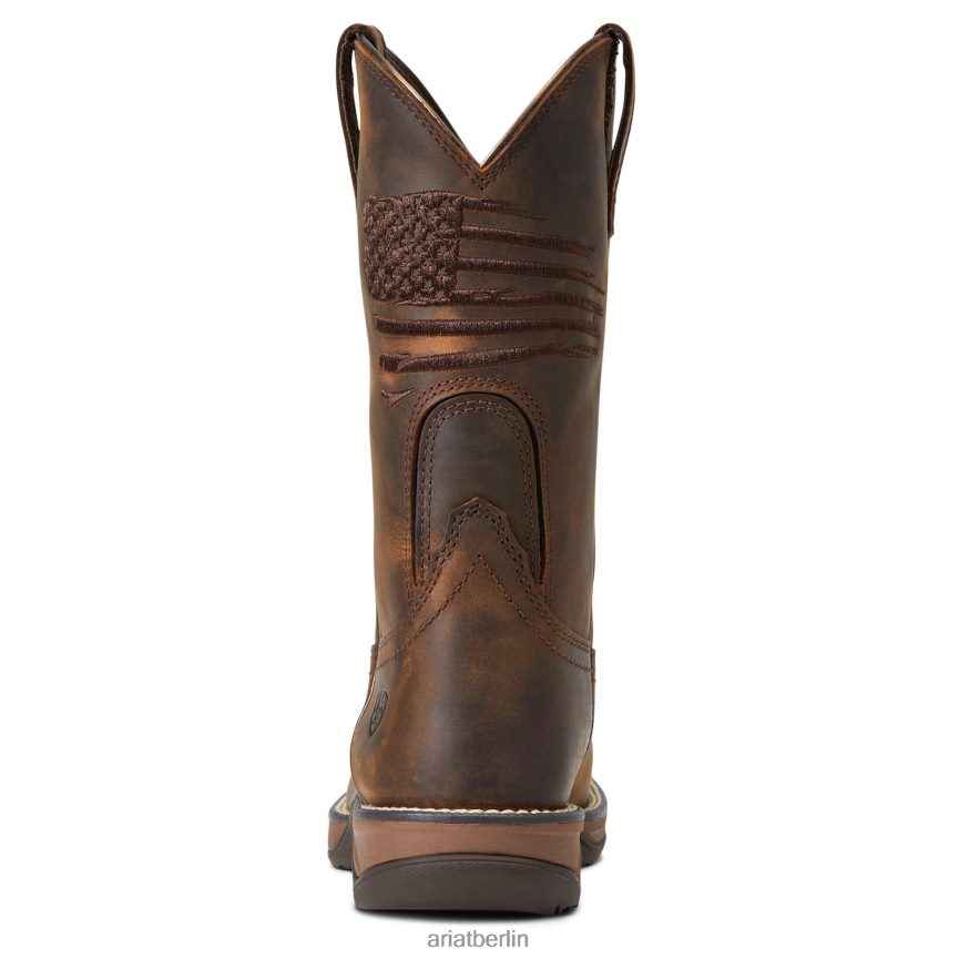 Ariat Hymne Patriot Westernstiefel Frauen P4JJPR2170 Distressed-Braun Schuhwerk