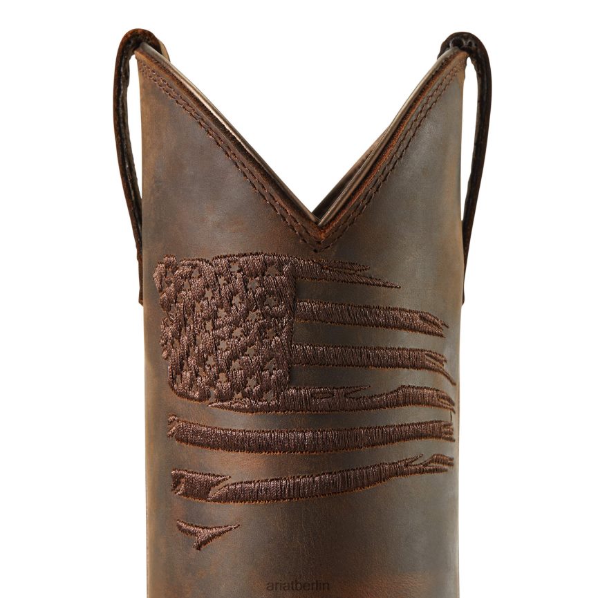 Ariat Hymne Patriot Westernstiefel Frauen P4JJPR2170 Distressed-Braun Schuhwerk