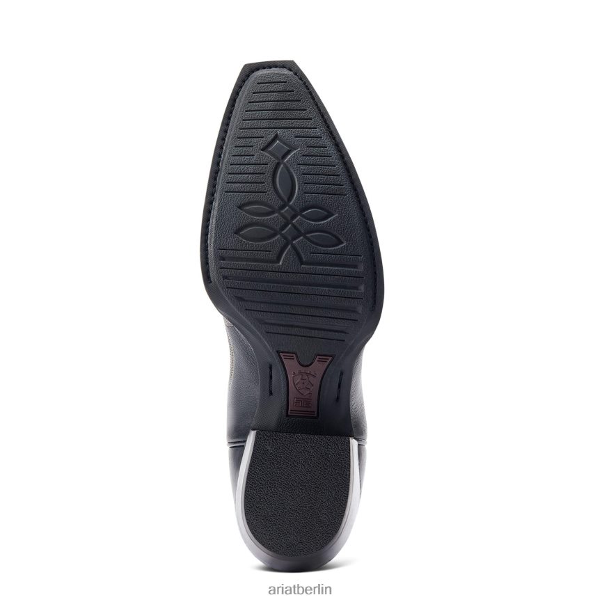 Ariat Jennings Stretchfit Westernstiefel Frauen P4JJPR2091 schwarzes Hirschleder Schuhwerk