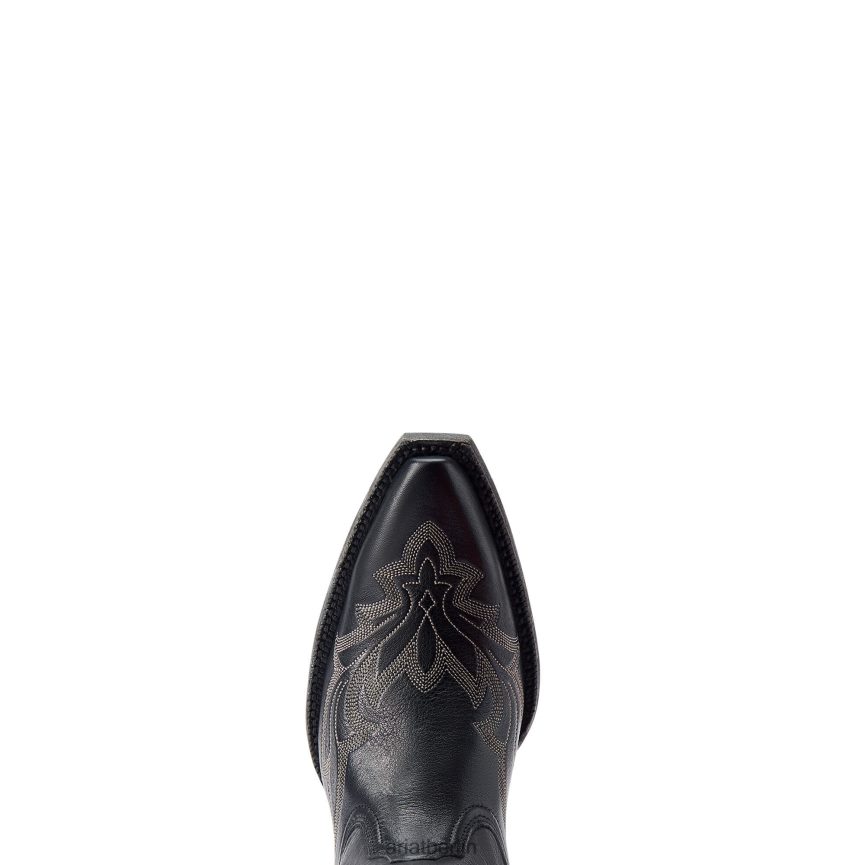 Ariat Jennings Stretchfit Westernstiefel Frauen P4JJPR2091 schwarzes Hirschleder Schuhwerk