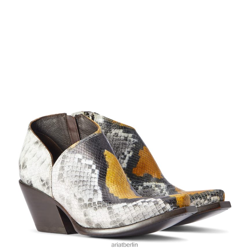 Ariat Jolene Westernstiefel Frauen P4JJPR2246 gelbe Schlange Schuhwerk