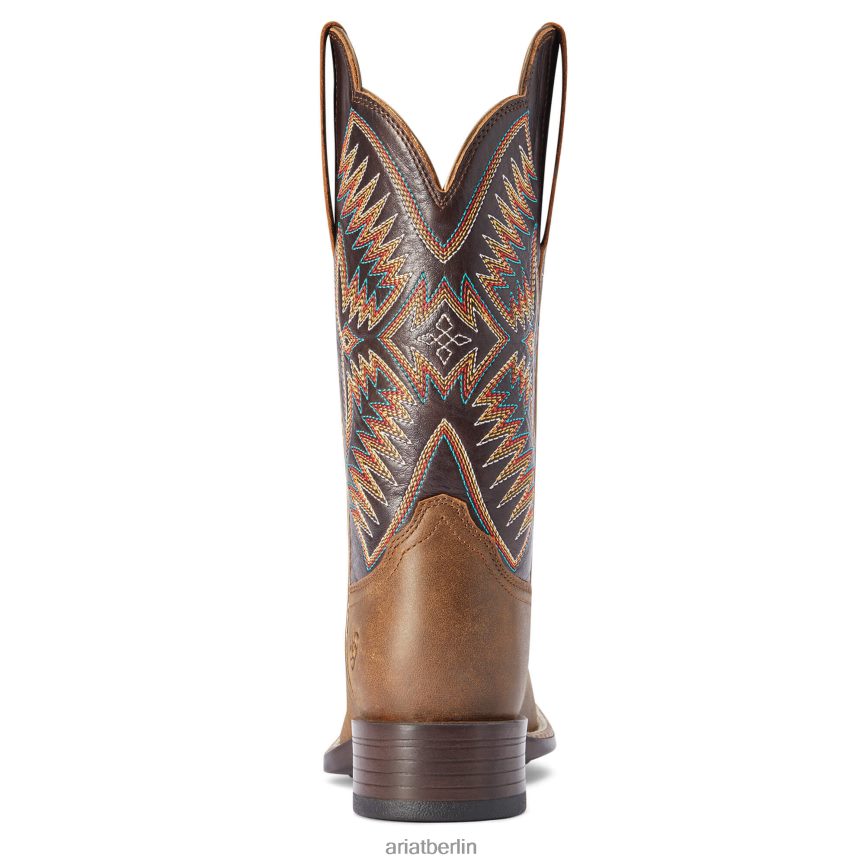 Ariat Odessa Stretchfit Westernstiefel Frauen P4JJPR2174 schicksalhaftes Braun Schuhwerk