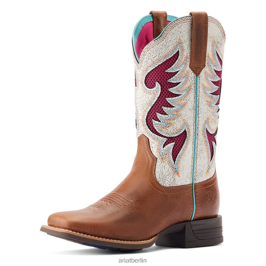 Ariat Pinto Venttek 360 Grad Westernstiefel Frauen P4JJPR2277 dunkle Bräunung Schuhwerk