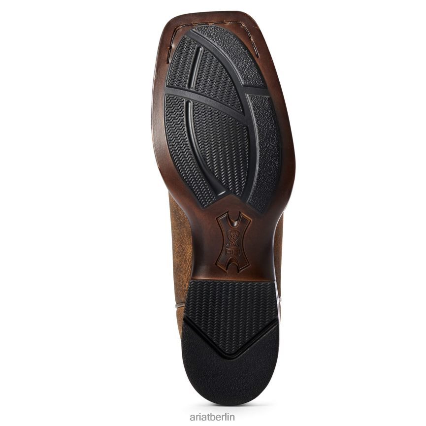 Ariat Primetime-Westernstiefel Frauen P4JJPR2096 Sattelkammer braun Schuhwerk