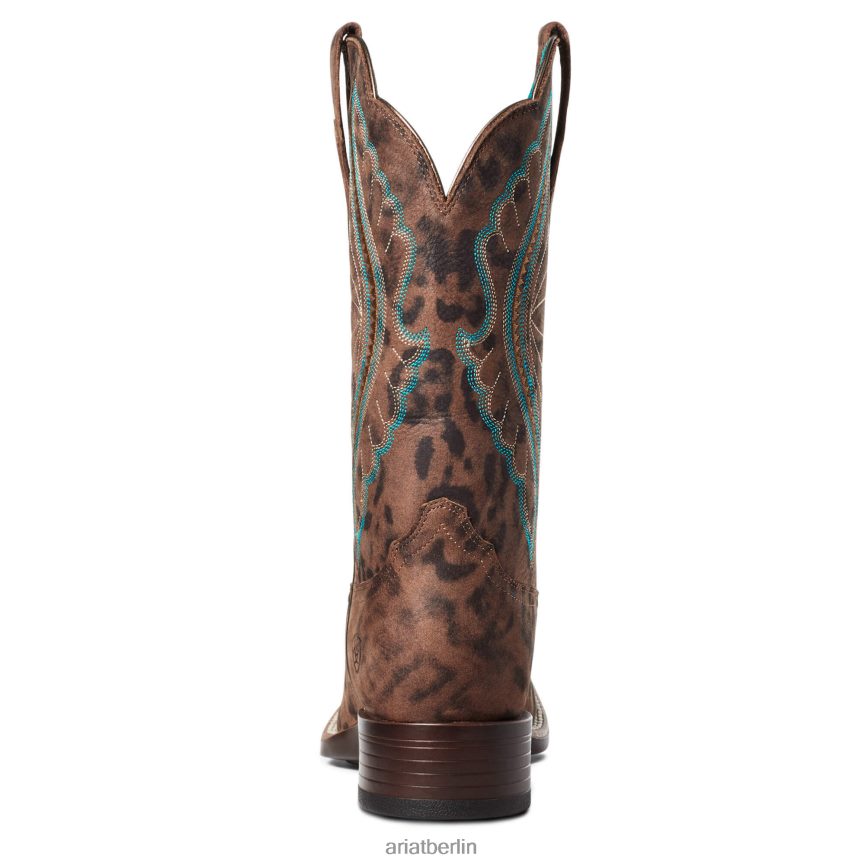 Ariat Primetime-Westernstiefel Frauen P4JJPR2167 verblasster Leopard Schuhwerk