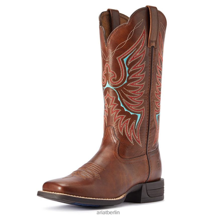 Ariat Rockdale Westernstiefel Frauen P4JJPR2134 natürlich Distressed-Braun Schuhwerk