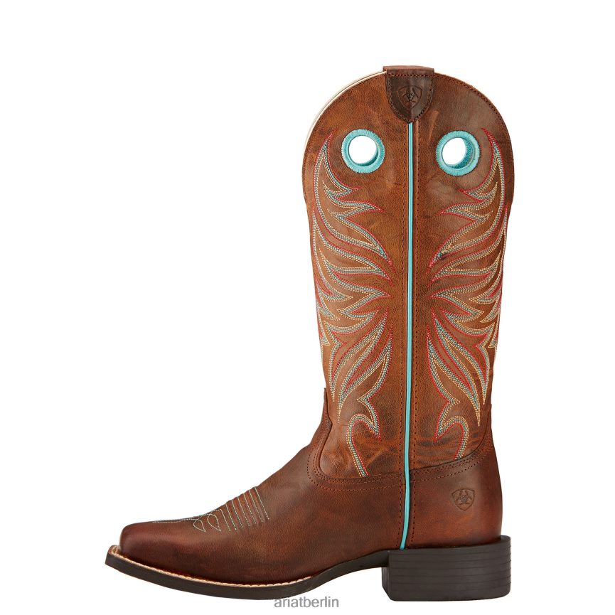 Ariat Round Up Ryder Westernstiefel Frauen P4JJPR2190 freches Braun Schuhwerk