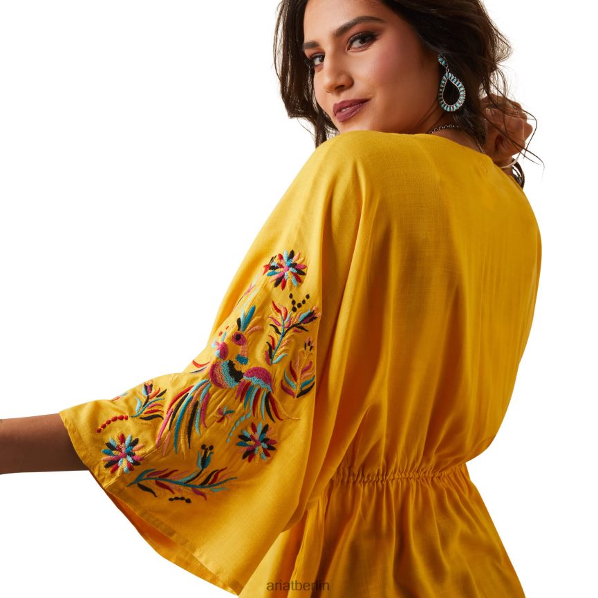 Ariat Carmen oben Frauen P4JJPR2763 Eigelb gelb Spitzen