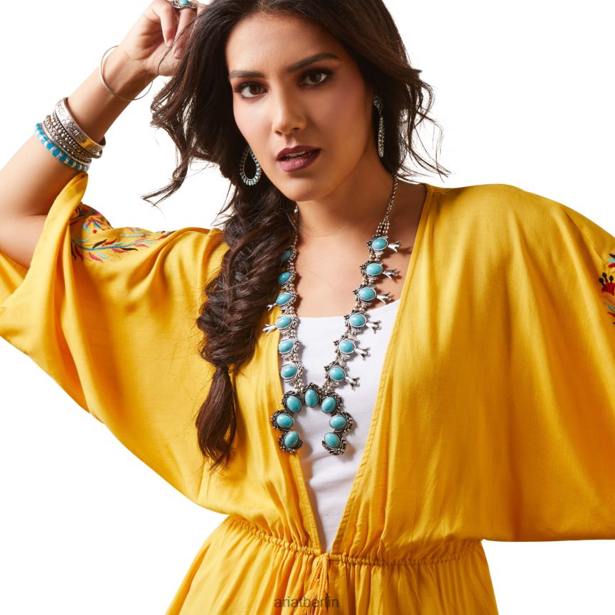 Ariat Carmen oben Frauen P4JJPR2763 Eigelb gelb Spitzen