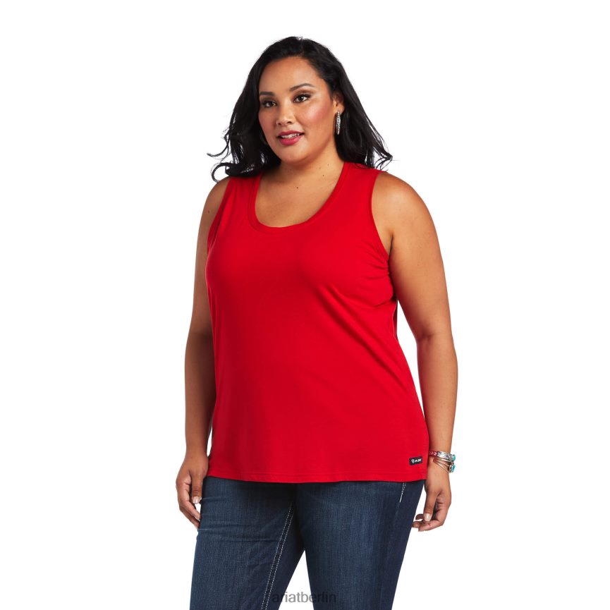 Ariat Elementtank Frauen P4JJPR2891 Salsa Spitzen