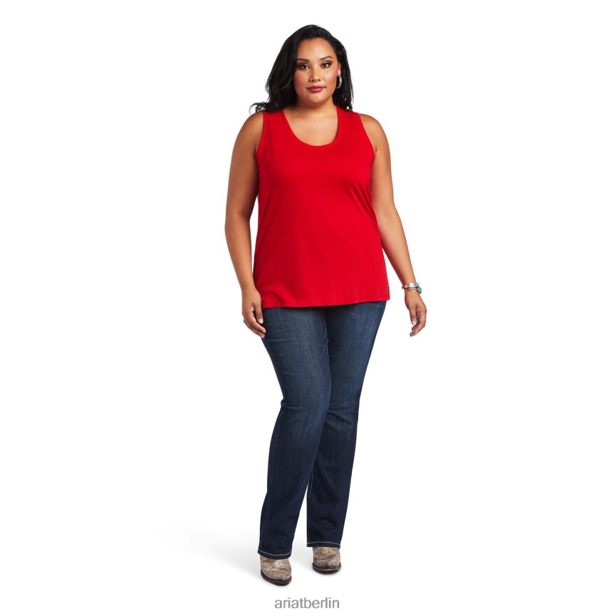 Ariat Elementtank Frauen P4JJPR2891 Salsa Spitzen