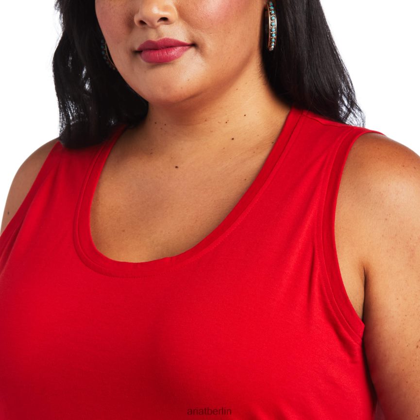 Ariat Elementtank Frauen P4JJPR2891 Salsa Spitzen