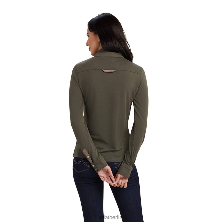 Ariat Overbrook-Oberseite Frauen P4JJPR3068 Erde Spitzen