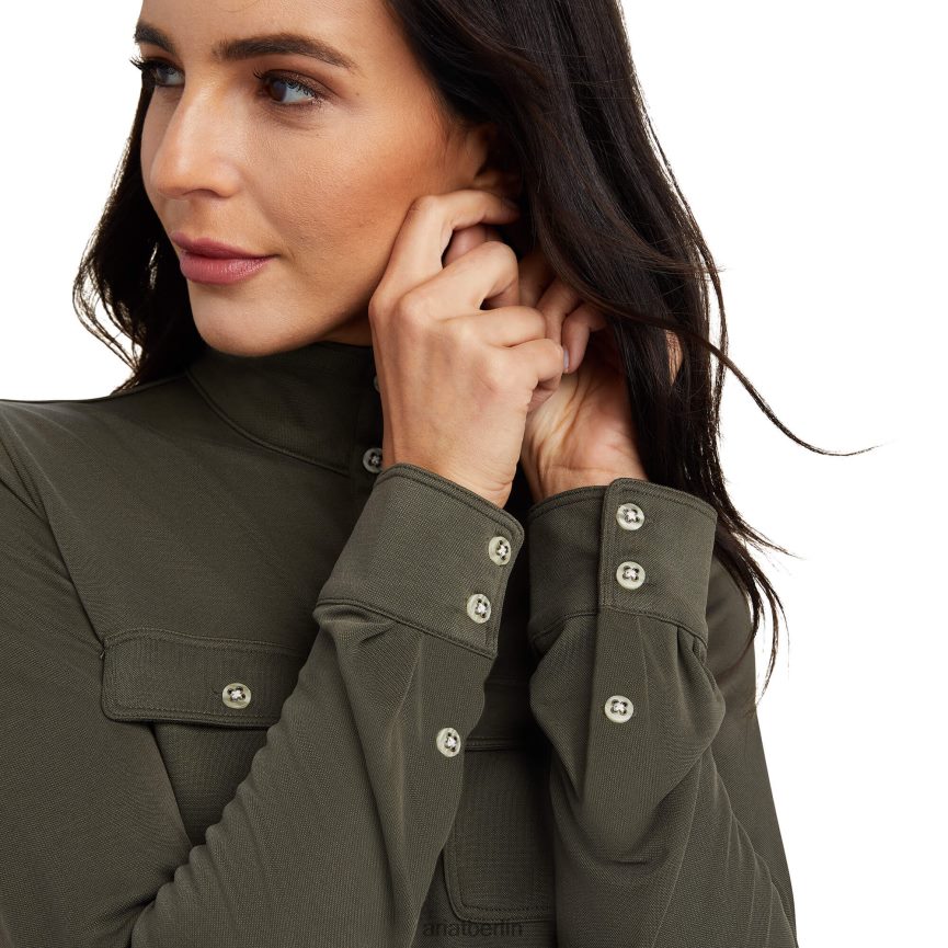 Ariat Overbrook-Oberseite Frauen P4JJPR3068 Erde Spitzen