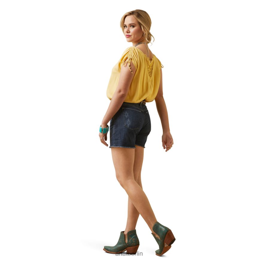 Ariat süßes Frühlingstop Frauen P4JJPR2947 Rattan Spitzen