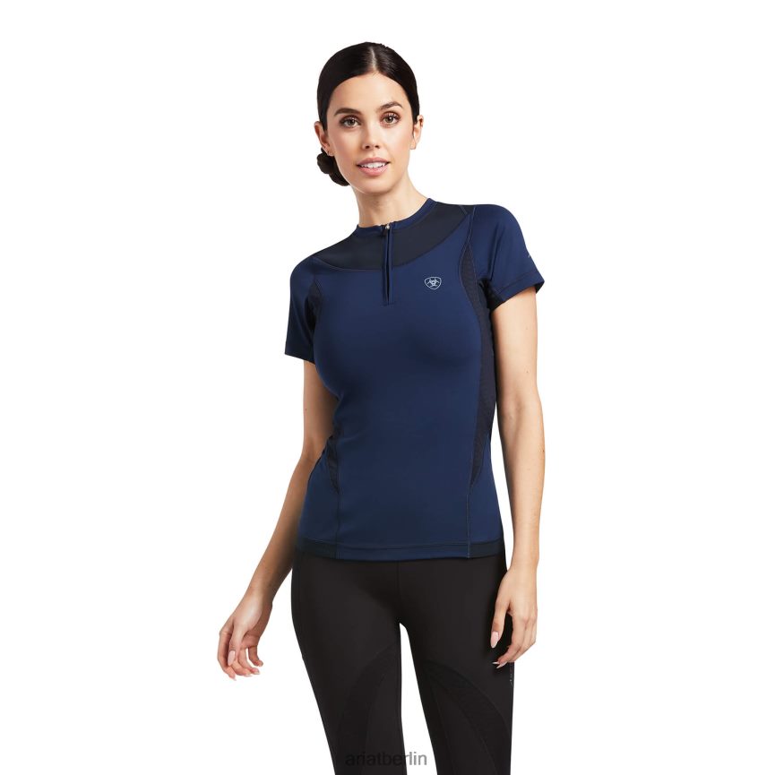 Ariat Ascent Crew Baselayer Frauen P4JJPR3242 Marine Spitzen