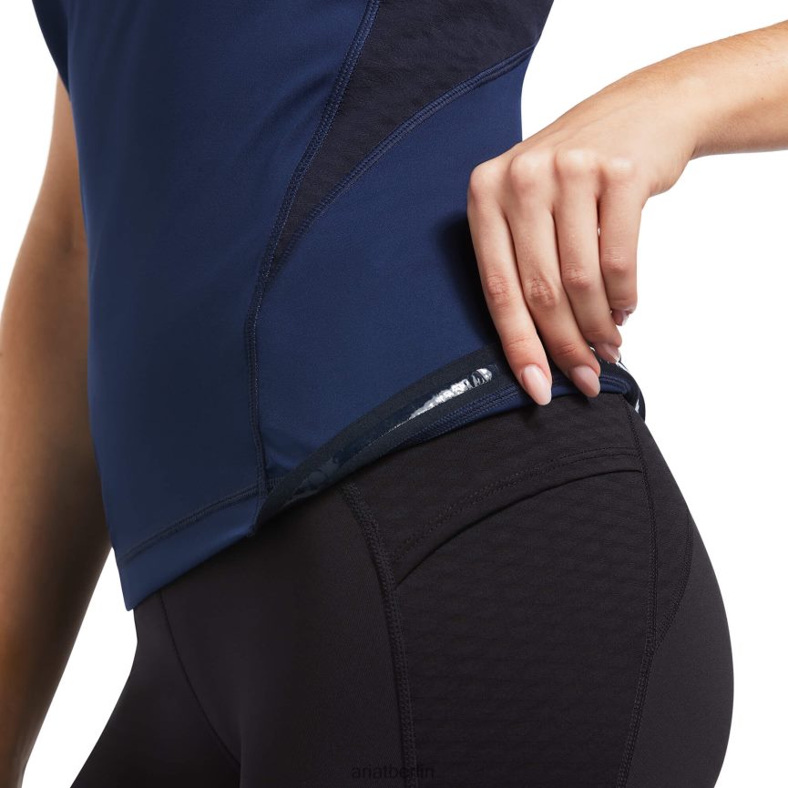 Ariat Ascent Crew Baselayer Frauen P4JJPR3242 Marine Spitzen