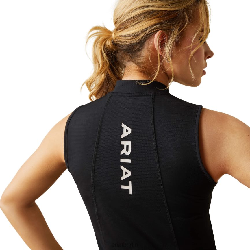 Ariat Hailey 1/4-Reißverschluss-Baselayer Frauen P4JJPR2963 schwarz (Kern) Spitzen