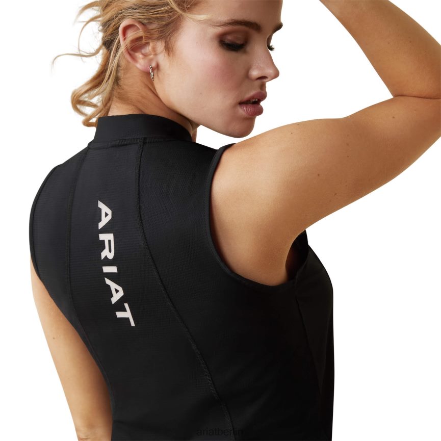 Ariat Hailey 1/4-Reißverschluss-Baselayer Frauen P4JJPR2963 schwarz (Kern) Spitzen