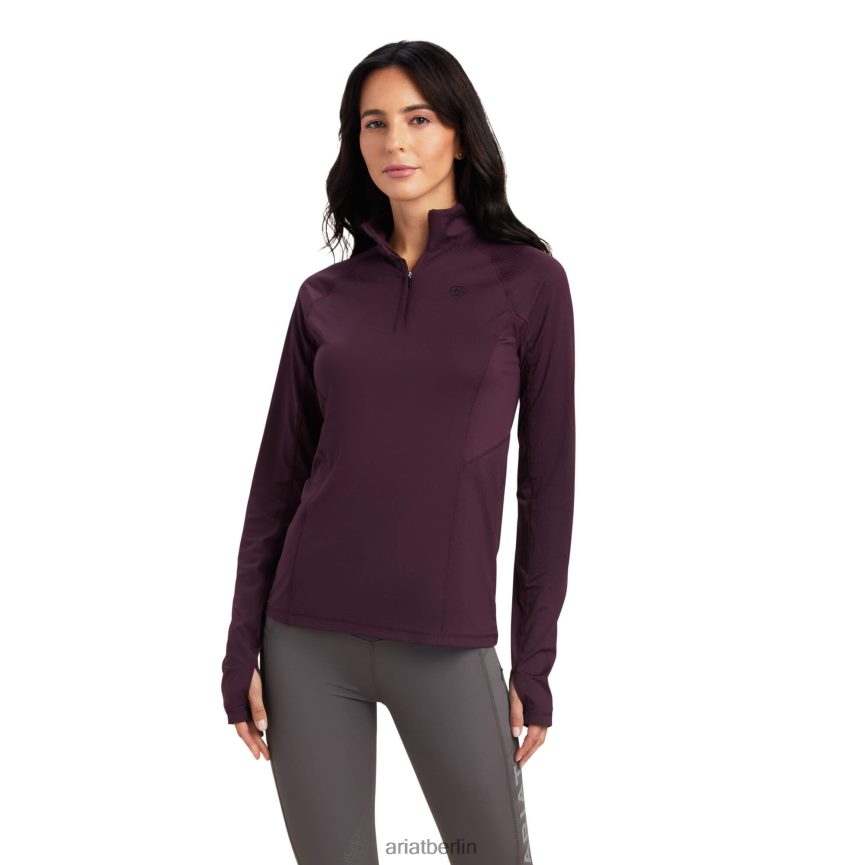 Ariat Lumina Lowell Baselayer Frauen P4JJPR3272 Maulbeere Spitzen