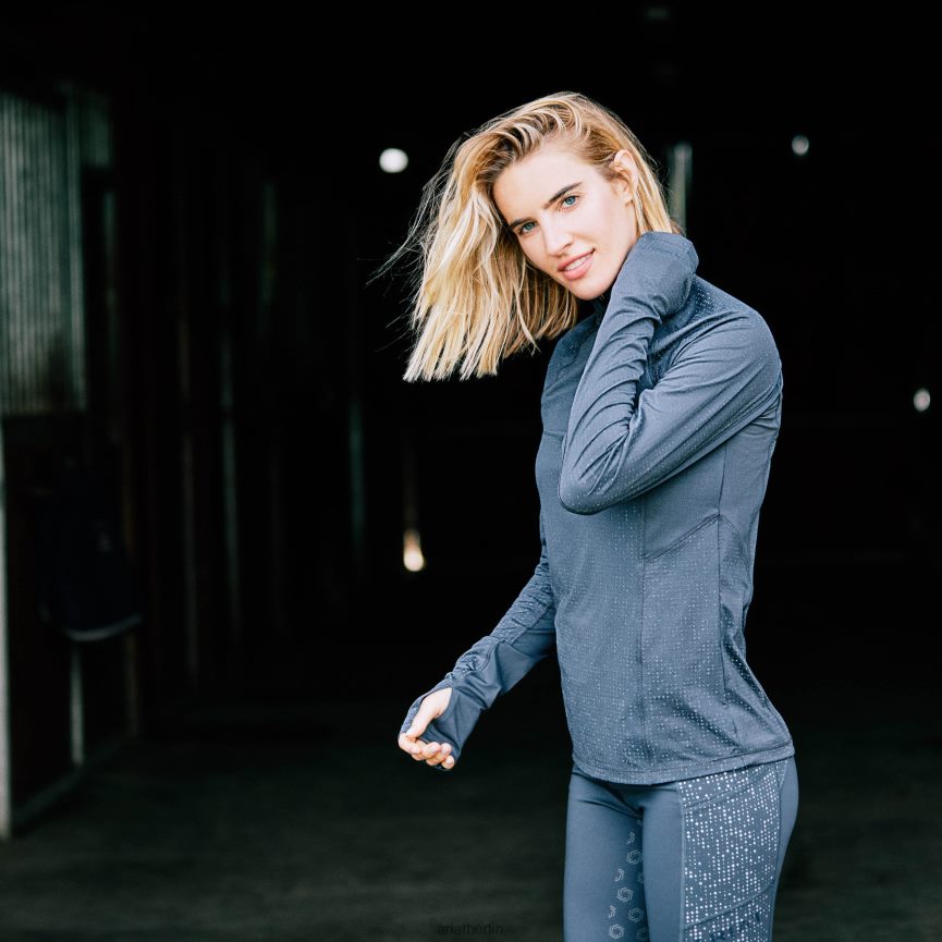 Ariat Lumina Lowell Baselayer Frauen P4JJPR3288 Ebenholz Spitzen