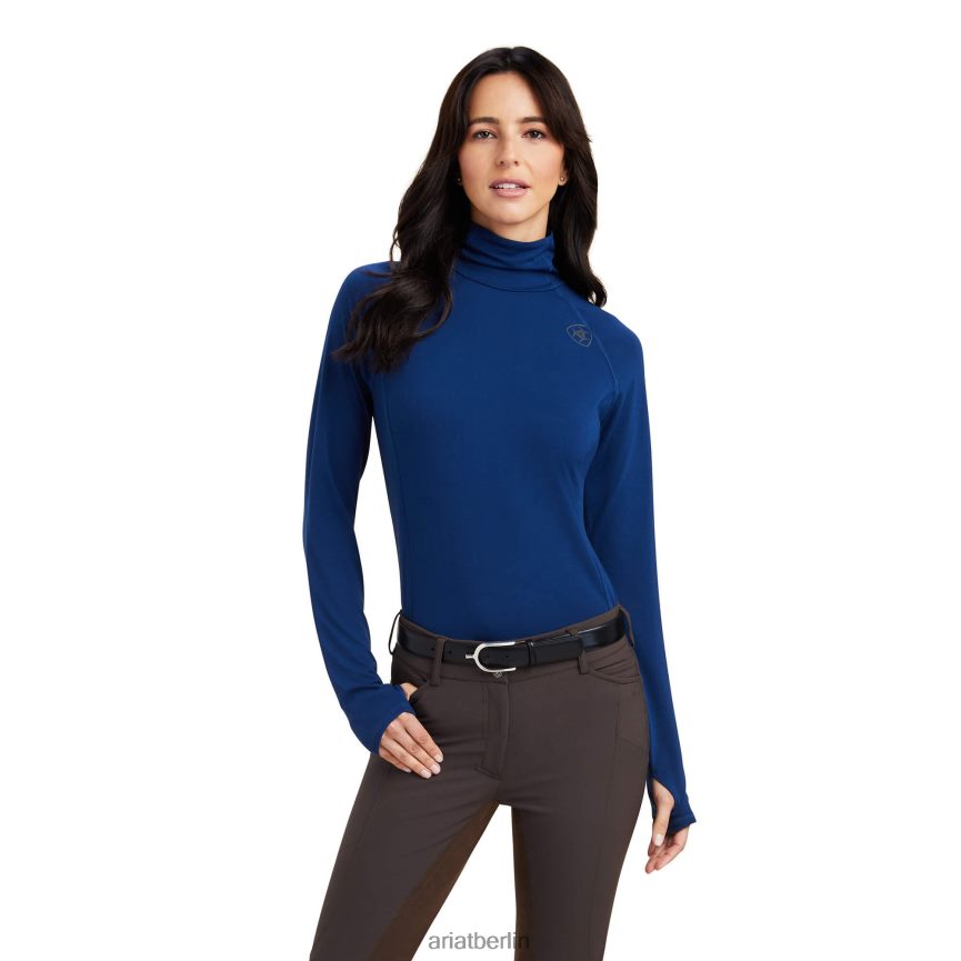 Ariat Venture-Baselayer Frauen P4JJPR3266 Immobilienblau Spitzen