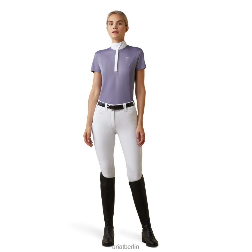 Ariat Aptos Turniershirt Frauen P4JJPR3683 düsterer Granit Spitzen