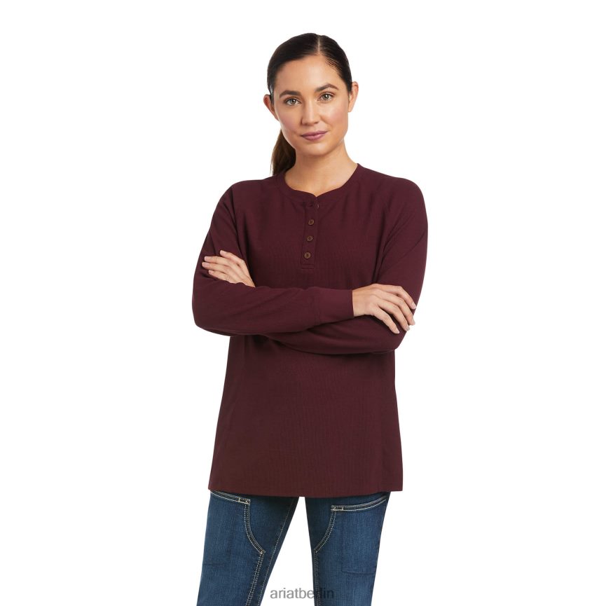 Ariat Bewehrungsstahl thermisch Frauen P4JJPR2975 Malbec Spitzen