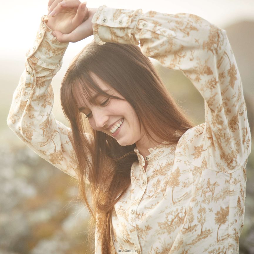 Ariat Clarion-Bluse Frauen P4JJPR3022 toile Spitzen