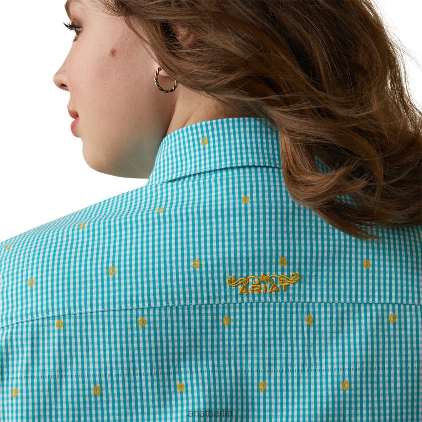 Ariat Knitterfreies Kirby-Stretchhemd Frauen P4JJPR2800 Susanna Check Spitzen